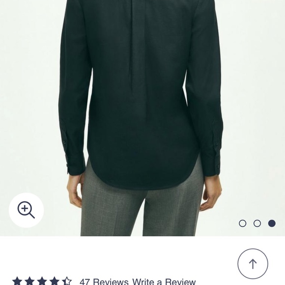 Brooks Brothers Brand New Black Button Down - SZ4 - Picture 3 of 3